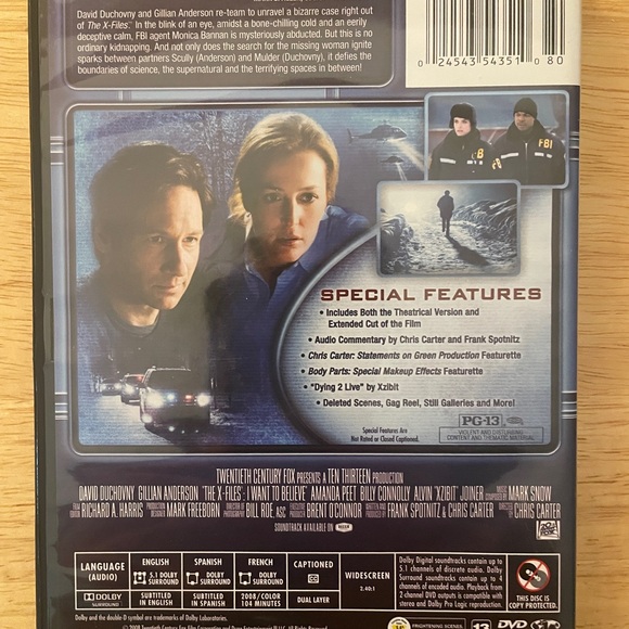 The X-Files: I Want to Believe (Single-Disc Edition) - Picture 2 of 4